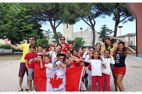 Canada day at camp