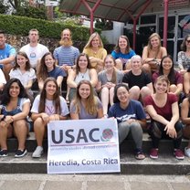 UNA - II Summer 2019 My group on the steps of our university - UNA
