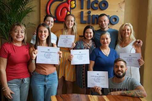 Intensive Spanish Immersion Program in Heredia, Costa Rica Tico Lingo Graduation Day