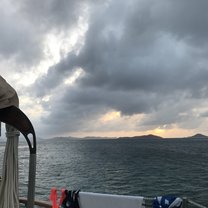 Cloudy and Beautiful at sea No day is ever like the last and that is what makes each day so amazing.